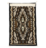 Navajo Two Grey Hills Rug c. 1980s, 31" x 19.5"