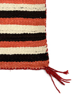 Navajo Double Saddle Blanket c. 1900, 55.5" x 33.5"