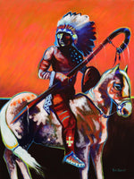 Farrell Cockrum (b. 1960) - The Red Horse (Black Foot)