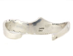 Mary Lou Begay - Navajo - Contemporary Sterling Silver Overlay Bracelet, size 6.75