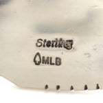 Mary Lou Begay - Navajo - Contemporary Sterling Silver Overlay Bracelet, size 6.75