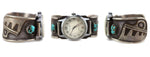 Ramon Platero - Navajo - Turquoise and Silver Watchband c. 1960s, size 6.5