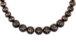 Navajo - Silver Beaded Necklace c. 1960s, 24" length
