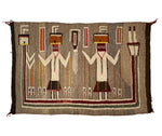 Navajo Yei Pictorial Rug c. 1920s, 24" x 37"