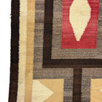Navajo Crystal Storm Pattern Rug c. 1915, 72" x 44.5"