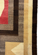 Navajo Crystal Storm Pattern Rug c. 1915, 72" x 44.5"