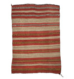 Navajo Double Saddle Blanket c. 1900, 51.5" x 37"