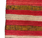 Navajo Double Saddle Blanket c. 1900, 51.5" x 37"
