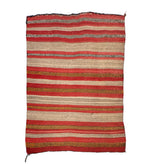 Navajo Double Saddle Blanket c. 1900, 51.5" x 37"