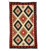 Large Navajo Ganado Rug c. 1920s, 100" x 57"