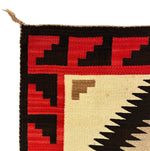 Large Navajo Ganado Rug c. 1920s, 100" x 57"