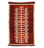 Navajo Ganado Rug with Maltese Crosses c. 1900-10s, 100" x 58"