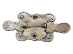 Navajo - Turquoise and Silver Pin c. 1930s, 1.25" x 2.875"