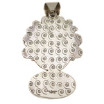 Alex Sanchez (b. 1969) - Navajo - Contemporary Sonoran Gold Turquoise and Sterling Silver Hopi Maiden Pendant, 5" x 2.75"