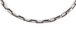 Yvette Talaswaima - Hopi - Contemporary Sterling Silver Handmade Chain, 22" length