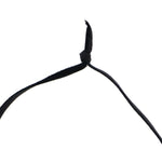 Jeff DeMent - Navajo - Contemporary Sterling Silver Tufa Cast Pendant with Lightning Design and Leather Cord, 2.5" x 1.75" pendant