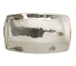 Anderson Koinva - Hopi - Contemporary Sterling Silver Overlay Man in the Maze Belt Buckle, 1.5" x 2.5"