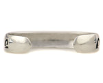 Anderson Koinva - Hopi - Contemporary Sterling Silver Overlay Bracelet with Water Pictorials, size 6.5