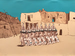 Fritz Scholder (1937-2005) - Luiseño - Pueblo Dancers V, Edition 36 of 75