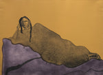 Fritz Scholder (1937-2005) - Luiseño - Reclining Indian Woman, Edition 19 of 100