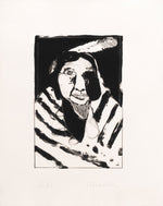 Fritz Scholder (1937-2005) - Luiseño - Indian in Striped Blanket No. 2, Edition 22 of 50
