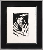 Fritz Scholder (1937-2005) - Luiseño - Indian in Striped Blanket No. 2, Edition 22 of 50