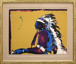 Fritz Scholder (1937-2005) - Luiseno - Indian with Pistol, A/P Edition of 150