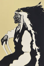 Fritz Scholder (1937-2005) - Patriotic Indian (State II), Edition 31 of 50
