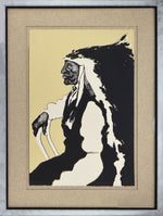 Fritz Scholder (1937-2005) - Patriotic Indian (State II), Edition 31 of 50