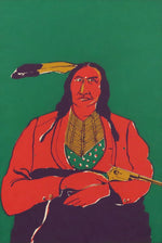 Fritz Scholder (1937-2005) - Indian with a Gun, Edition 31 of 80
