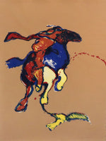 Fritz Scholder (1937-2005) - Indian on Galloping Horse After Remington #2, Edition 40 of 50