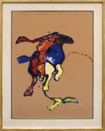 Fritz Scholder (1937-2005) - Indian on Galloping Horse After Remington #2, Edition 40 of 50