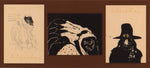 Fritz Scholder (1937-2005) - Three Portraits on Cardstock (Lithographs)
