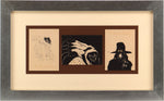 Fritz Scholder (1937-2005) - Three Portraits on Cardstock (Lithographs)