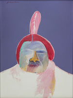 Fritz Scholder (1937-2005) - Indian with Feather - PRICE AVAILABLE UPON REQUEST