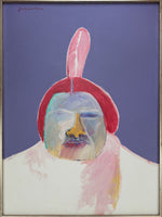 Fritz Scholder (1937-2005) - Indian with Feather - PRICE AVAILABLE UPON REQUEST