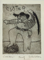 Fritz Scholder (1937-2005) - Custer, AP Edition of 75