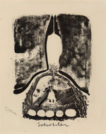 Fritz Scholder (1937-2005) - Luiseño - Feather, A/P Edition
