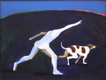 Fritz Scholder (1937-2005) - Man and Dog #9