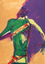 Fritz Scholder (1937-2005) Luiseño - Action Shaman, Edition 28 of 50
