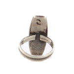 Phillip Honanie (d. 2017) - Hopi - Sterling Silver Overlay Ring c. 1960s, size 5.5