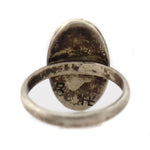 Ramon A. Dalangyawma (b. 1954) & Hopi Crafts - Silver Overlay Ring c. 1980s, size 6