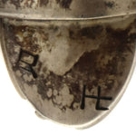 Ramon A. Dalangyawma (b. 1954) & Hopi Crafts - Silver Overlay Ring c. 1980s, size 6