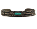 Navajo - Turquoise and Silver Bracelet c. 1940s, size 6