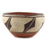 Santo Domingo (Kewa) Polychrome Bowl c. 1900-20s, 4.75" x 8.5"