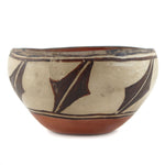 Santo Domingo (Kewa) Polychrome Bowl c. 1900-20s, 4.75" x 8.5"