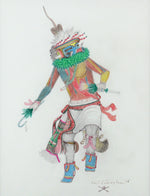 Cecil Calnimptewa, Jr. (b. 1950) - Untitled Kachina Dancer