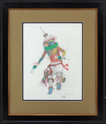 Cecil Calnimptewa, Jr. (b. 1950) - Untitled Kachina Dancer