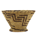 Tohono O'odham Basket with Geometric Design c. 1930s, 6.75" x 11.25"
