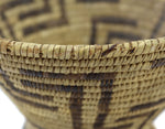 Tohono O'odham Basket with Geometric Design c. 1930s, 6.75" x 11.25"